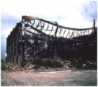 Single storey building after fire.png