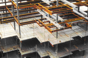Fig 4 Decking being laid out on a steel frame.png