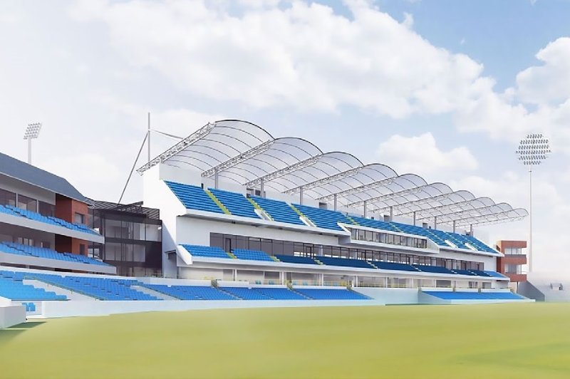 How cricket fans will view the completed north/south stand