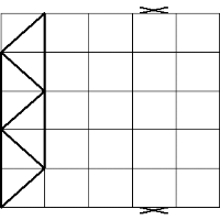 Typical floor bracing arrangement
