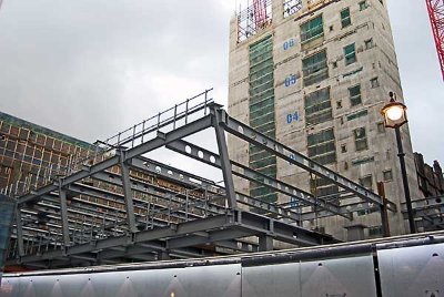 Long clear internal spans are a key design feature