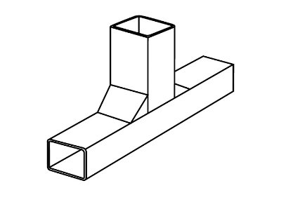 Figure 5: Detail of a haunched joint in a Vierendeel girder