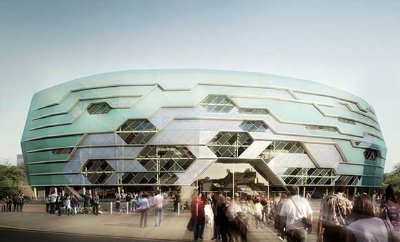 The completed venue will form a signature highlight to the city centre
