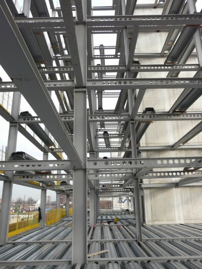 Ultra Shallow Floor Beams (Image courtesy of Kloeckner Metals UK Westok)