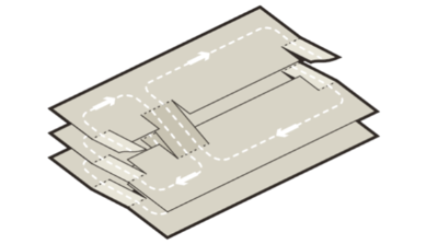 Split-level layout