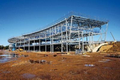The three-storey training centre building will include an hotel