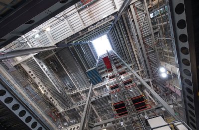 The structure has a large central atrium that will have a glazed roof