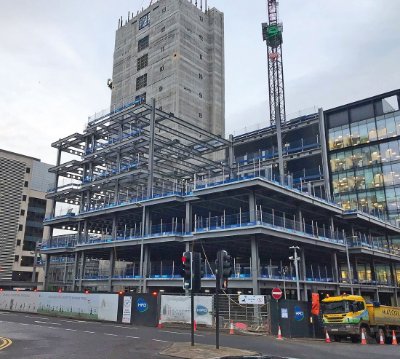 Steelwork's speed of construction was one of the reasons the material was chosen for this scheme