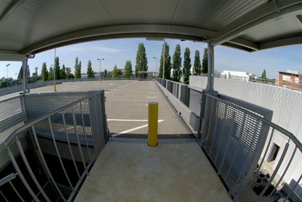 Roche Pharmaceuticals car park, Welwyn Garden City (Image courtesy of Bourne Parking Ltd.)