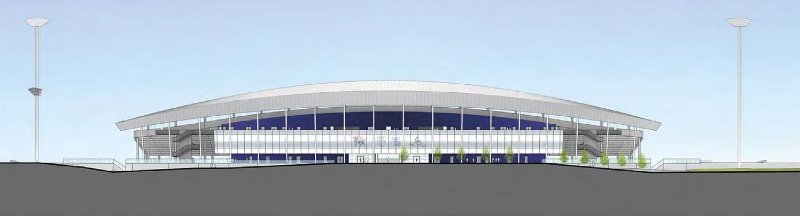 The West Stand has three tiers, with the centre level accommodating VIP and private boxes