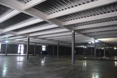 The interior layout of the Debenhams anchor store