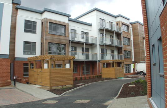 3 and 4 storey housing using modular construction, Twickenham (Image courtesy of Futureform)