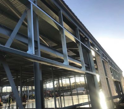 The units all offer clear uninterrupted internal spans