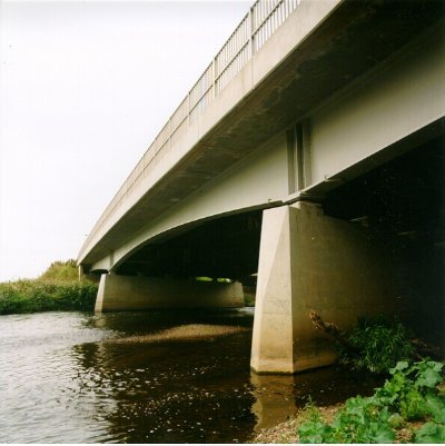 Painted outer faces Doveridge Bypass, Derby