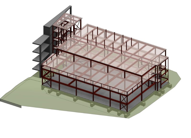 Typical 3-D model of a structure (Image courtesy of Ramboll UK)