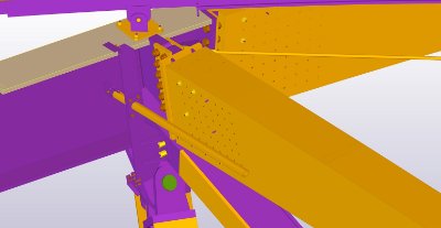 Modelling joints and connections (Image courtesy of Trimble Solutions (UK) Ltd.)