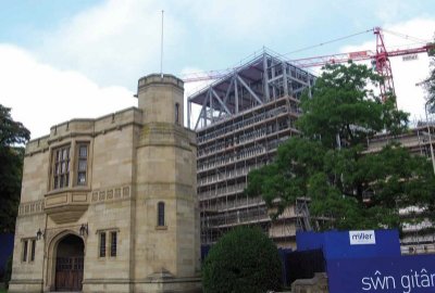 Views through the Memorial Arch were an important design consideration for the new building