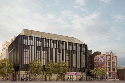 Visualisation of the completed theatre