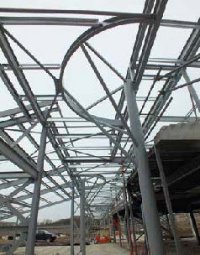 The school’s atrium takes shape
