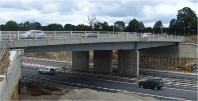 Variable depth girders in a 2-span bridge (Image courtesy of Atkins)