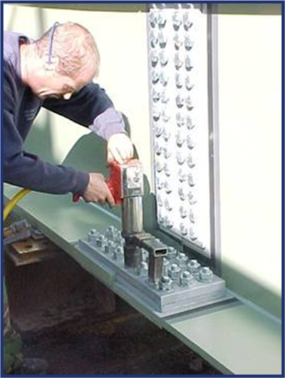 Tightening preloaded bolts