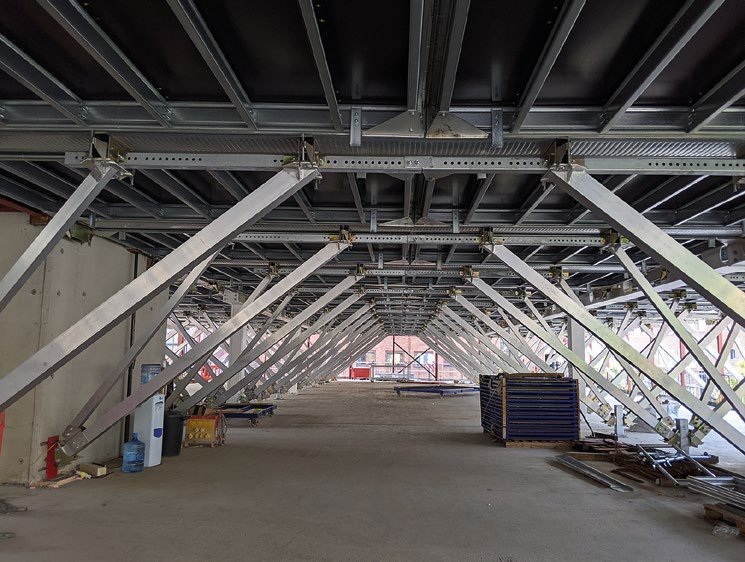 Tata Steel's ComFlor is re-purposed as secondary beams