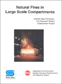 Natural fire tests in large scale compartments