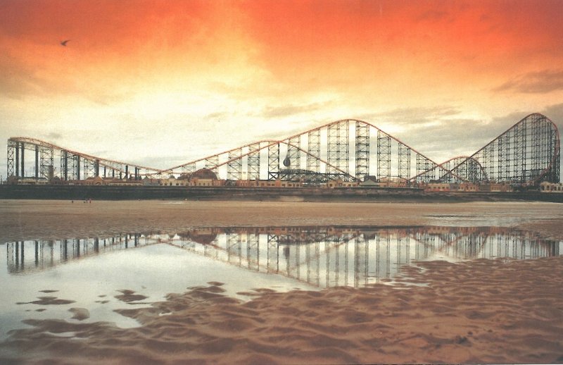 The “Pepsi-Max Big One” Rollercoaster, Blackpool Pleasure Beach