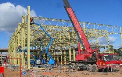 Modified Warren trusses – National Composites Centre, Bristol (Image courtesy of Billington Structures Ltd.)