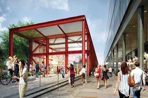 Bishops Square retail development, London