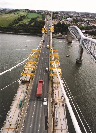 Tamar Bridge widening, Plymouth (Image courtesy of AECOM)