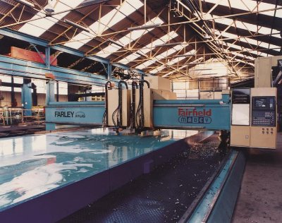 Prefabrication of steelwork (Image courtesy of Mabey Bridge Ltd.)