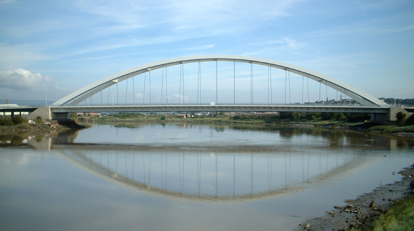 River Usk Crossing, Newport (Image courtesy of Mabey Bridge Ltd.)
