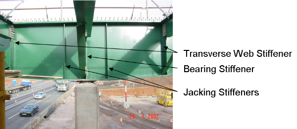 Transverse web stiffeners (Image courtesy of Arup)