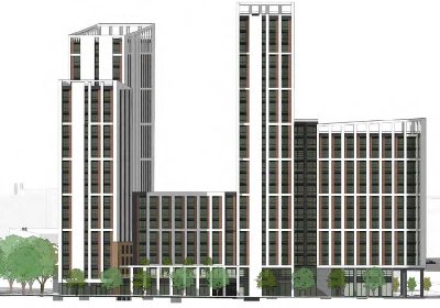 Artist’s impression of the finished scheme