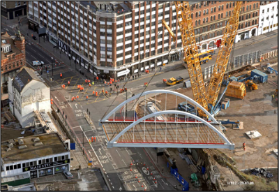 Shoreditch High Street bridge (Image courtesy of Mabey Bridge Ltd.)