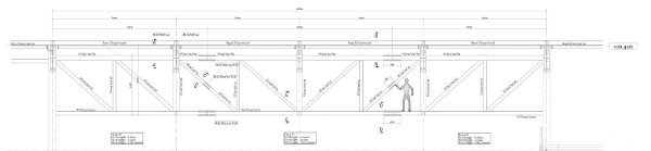 Three 3.8m-deep trusses create internal column-free space