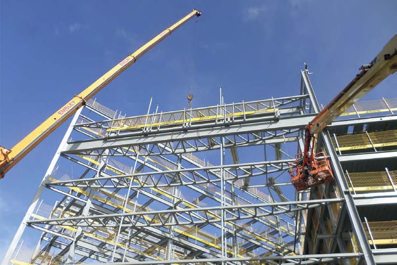 Having previously erected the adjacent stand, this is the second project Caunton Engineering has undertaken at Leicester Tigers Welford Road ground
