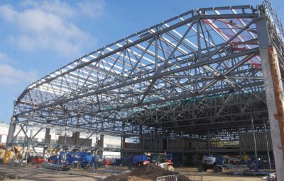 The roof trusses have all been refurbished