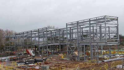 Steel has provided the most cost-effective solution for the client