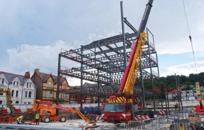 The project is providing a boost to the local construction sector