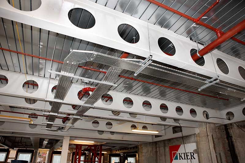 Service integration on cellular beams