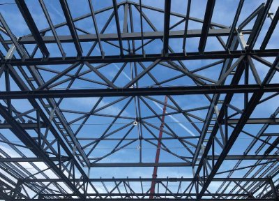 The market hall's roof will feature a centrally-positioned roof light