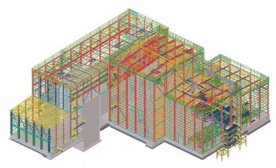 The main structuresare all interconnected but structurally independent