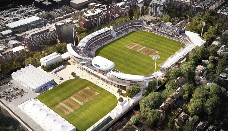 The new stands also overlook the Nursery Ground, which is positioned adjacent to the main Lord's pitch