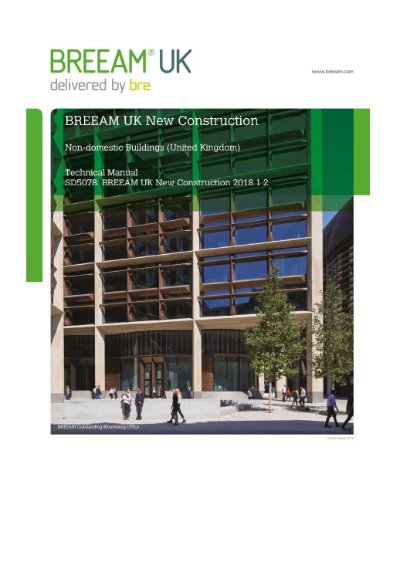BREEAM New Construction 2018 (UK)