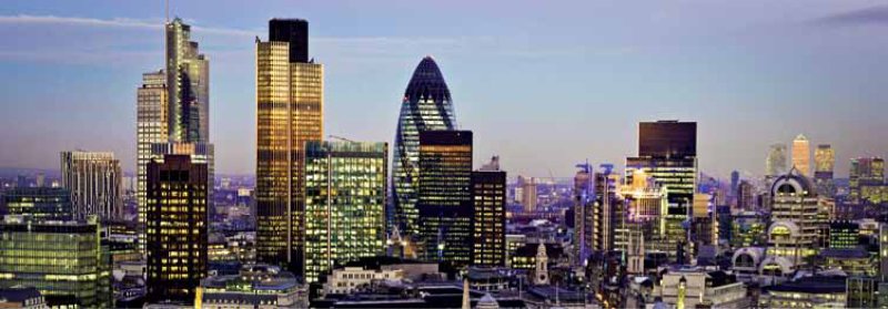 Landmark tall buildings, London
