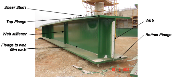 Steel plate girder terminology