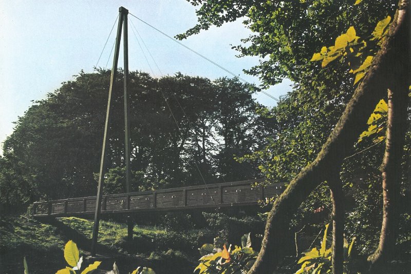 Almondell Footbridge, Midlothian