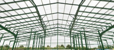 Large open spans were a design requirement